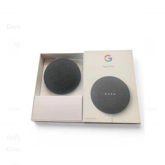 Google Nest Mini 2nd Gen Smart Speaker - Gray